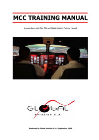 GLOBAL AVIATION MCC TRAINING MANUAL