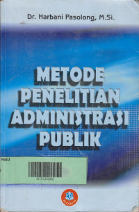 METODE PENELITIAN ADMINISTRASI PUBLIK