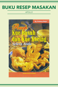 Resep Kue Basah dan Kue Kering
