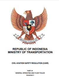 CASR Part 91 - General Operating and Flight Rules
