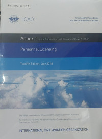 Annex 1 : Personnel Licensing