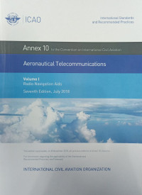Annex 10 : Aeronautical Telecommunications