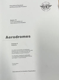 Annex 14 : Aerodromes Volume II