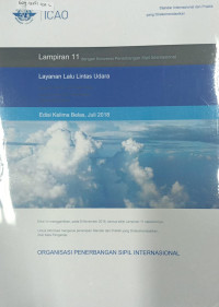 Lampiran 11 : Layanan Lalu Lintas Udara
