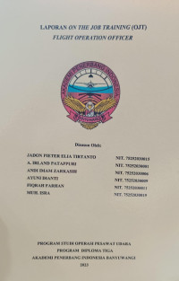 FLIGHT OPERATION OFFICER