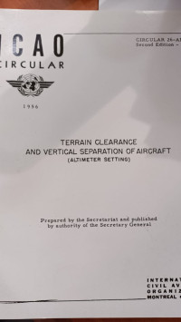 CIRCULAR 26-AN/23 TERRAIN CLEARANCE AND VERTICAL SEPARATION OF AIRCRAFT
