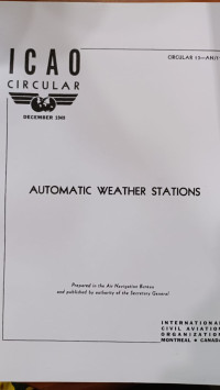 CIRCULAR 13-AN/11 AUTOMATIC WEATHER STATIONS
