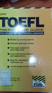 TOEFL PREPARATION GUIDE