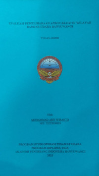 Image of Evaluasi Pemeliharaan Apron Bravo Di Wilayah Bandar Udara Banyuwangi