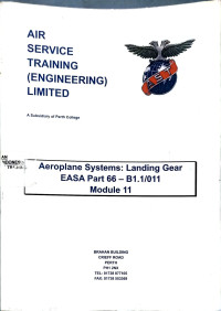 Image of Aeroplane Systems: Landing Gear EASA Part 66 - B1.1/011 Module 11