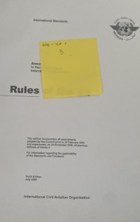 Image of ANNEX 2 : RULES OF THE AIR