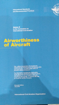 Image of ANNEX 8 AIRWORTHINESS OF AIRCRAFT ELEVENTH EDITION