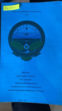 Image of MAKALAH COMMERCIAL PILOT LICENSE