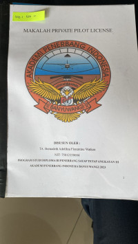 Image of MAKALAH PRIVATE PILOT LICENSE