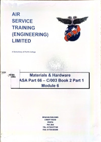 Image of Materials & Hardware EASA Part 66 - C/003 Book 2 Part 1 Module 6