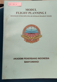 Image of MODUK FLIGHT PLANNING I