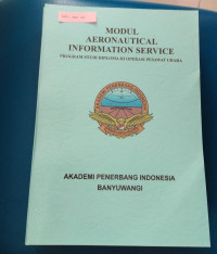 Image of MODUL AERONAUTICAL INFORMATION SERVICE