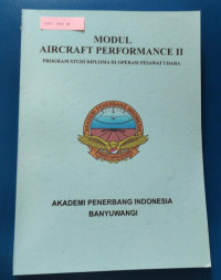 Image of MODUL AIRCRAFT PERFORMANCE II