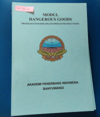 Image of MODUL DANGEROUS GOODS