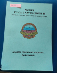 Image of MODUL FLIGHT NAVIGATIONS II