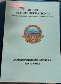 Image of MODUL FLIGHT OPERATION II