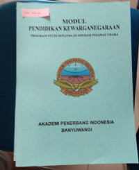 Image of MODUL PENDIDIKAN KEWARGANEGARAAN