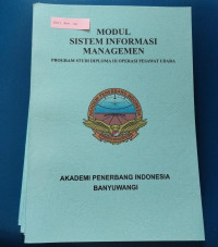 Image of MODUL SISTEM INFORMASI MANAGEMEN