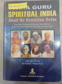 Image of PARA GURU SPIRITUAL INDIA Abad Ke Sembilan Belas