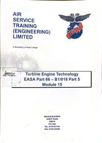 Image of Turbine Engine Technology EASA Part 66 - B1/018 Part 5 Module 15