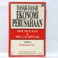 DASAR-DASAR EKONOMI PERUSAHAAN