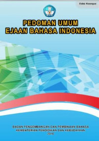 Pedoman Umum Ejaan Bahasa Indonesia (E-Book)